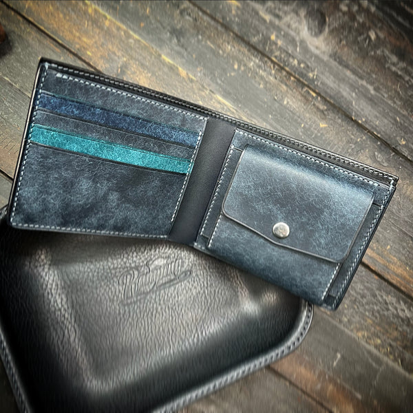 Ramping Leather Crafts - Bifold Coins Wallet B4C