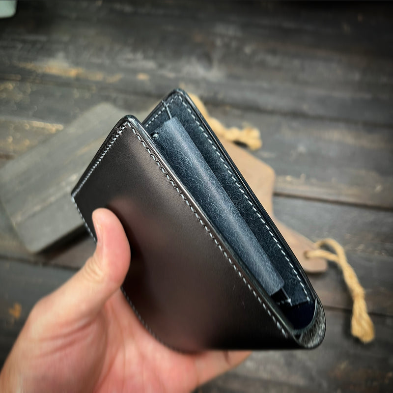 Ramping Leather Crafts - Bifold Coins Wallet B4C