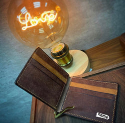 Rampage Leather Crafts - Money Clip Wallet Mr.Brown