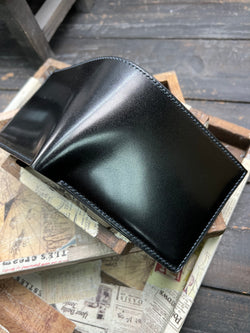 Ramping Leather Crafts - Japan Shinki-Hikaku shell cordovan Bifold Wallet